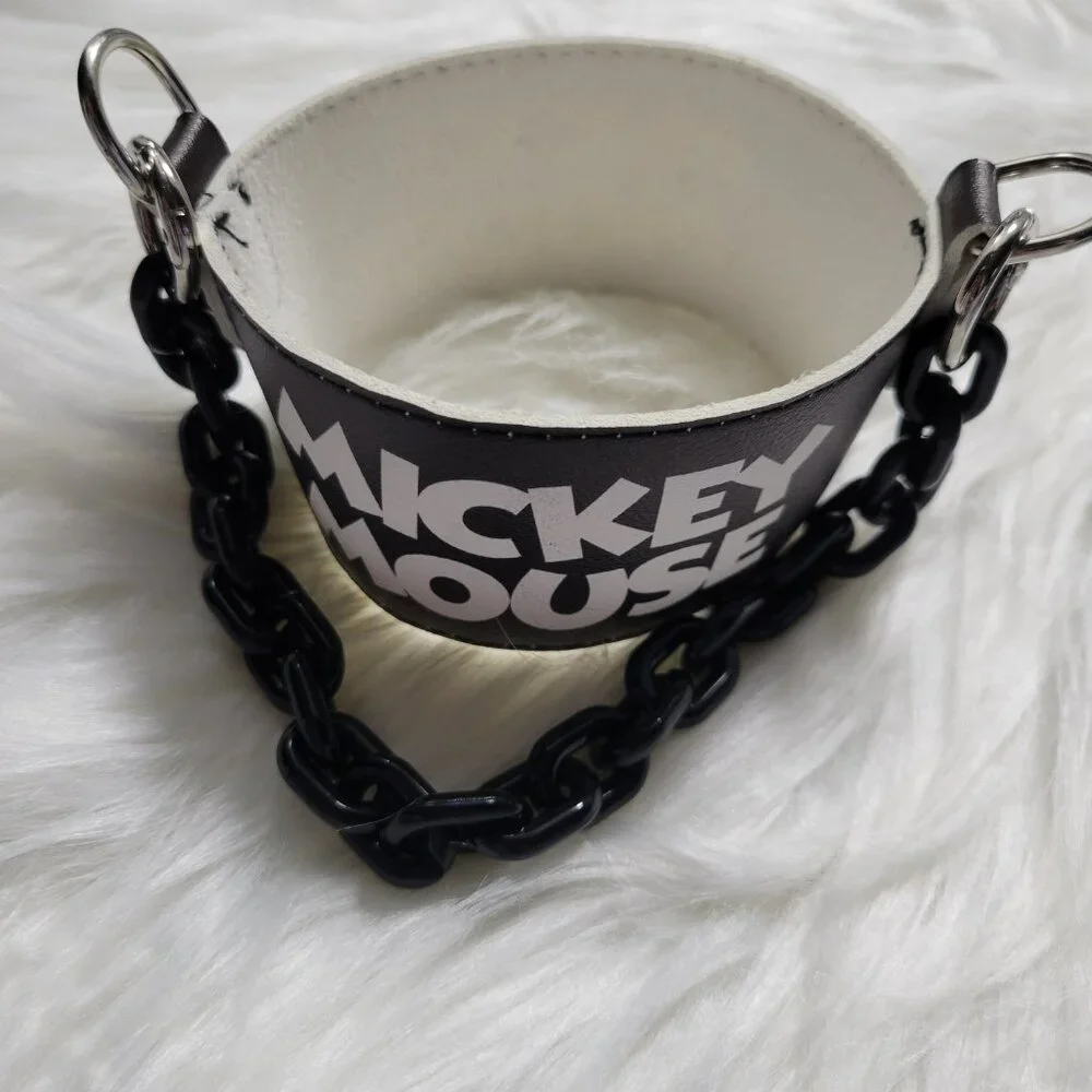 Disney Mickey Mouse Black & White Tumbler with Holder